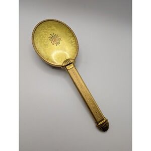 Vintage Gold Tone Vanity Dresser Hair Brush